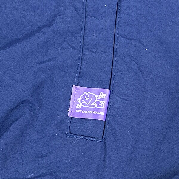 水森亜土 ナイロンジャケット (L) ネイビー カップルアウター アパレル