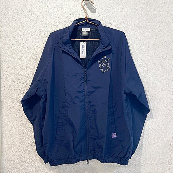 水森亜土 ナイロンジャケット (L) ネイビー カップルアウター アパレル