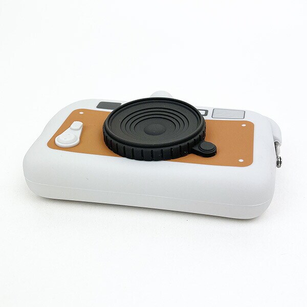 カメラモチーフ DO-MO CAMERA シリコン製がまぐちカードケース グレー ドーモカメラ 小物入れ