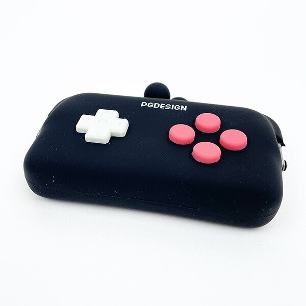 ドーモコントローラー (DO-MO CONTROLLER) シリコン製がまぐちカードケース ブラック 小物入れ