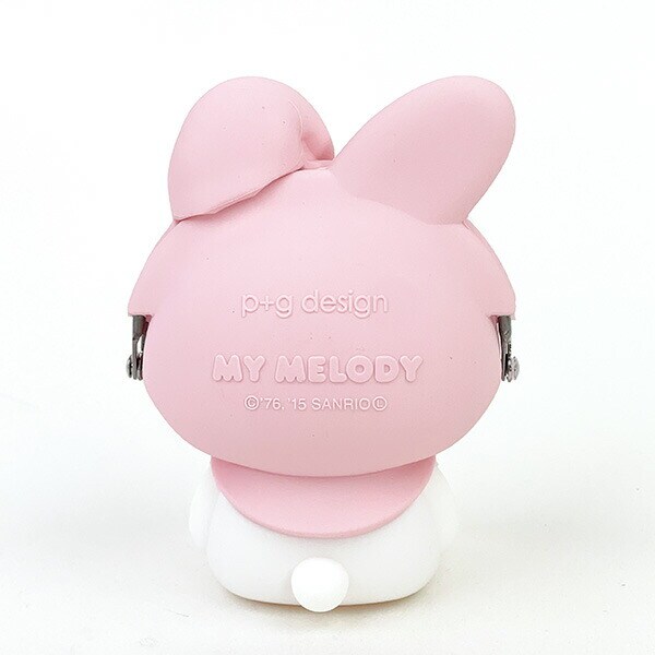 サンリオ マイメロディ お座り型シリコンがまぐちポーチ 3D POCHI ピンク Sanrio