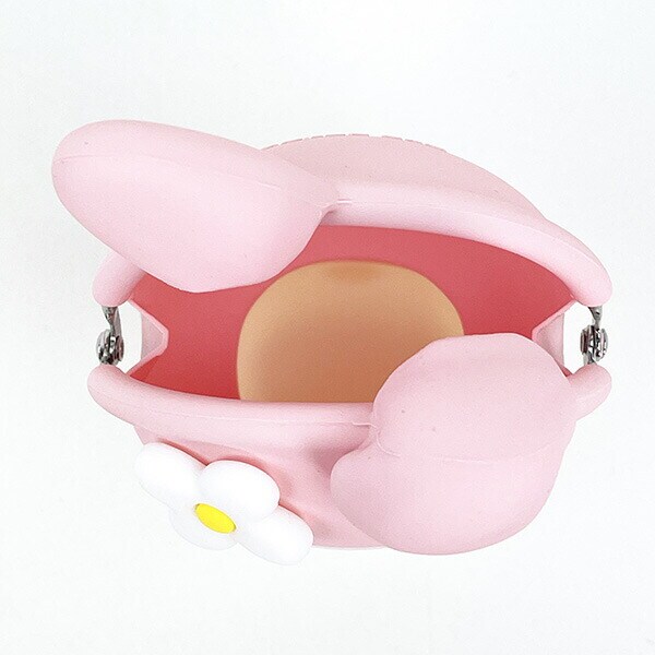 サンリオ マイメロディ お座り型シリコンがまぐちポーチ 3D POCHI ピンク Sanrio