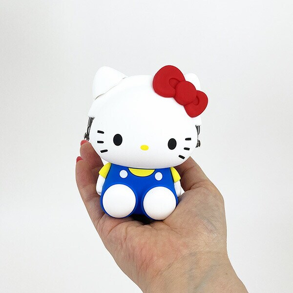 サンリオ ハローキティ お座り型シリコンがまぐちポーチ 3D POCHI Sanrio
