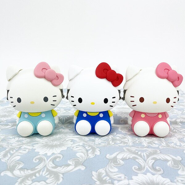 サンリオ ハローキティ お座り型シリコンがまぐちポーチ 3D POCHI Sanrio