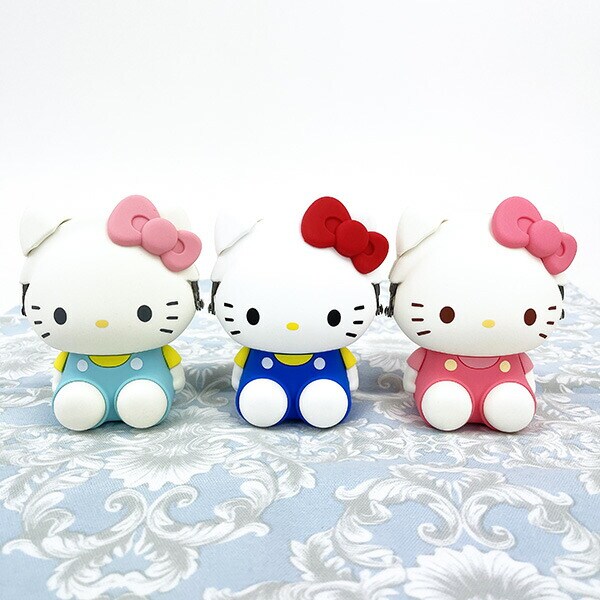 サンリオ ハローキティ お座り型シリコンがまぐちポーチ 3D POCHI ピンク Sanrio