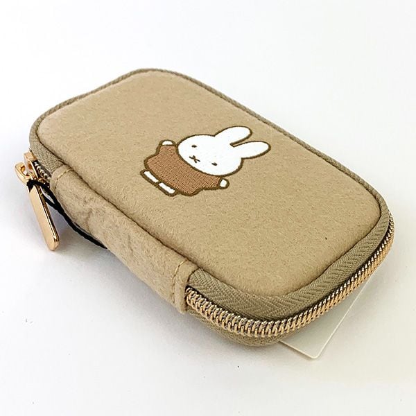 ミッフィー miffy カードケース (ベ―ジュ) 名刺入れ