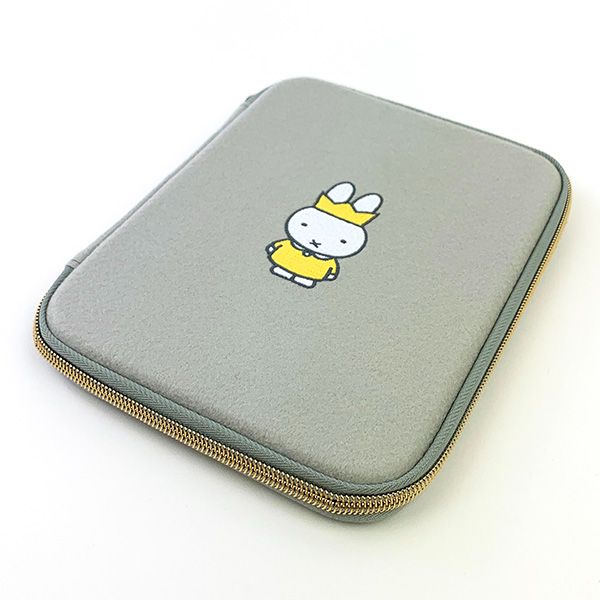 ミッフィー miffy マルチポーチ (グレー) 母子手帳ケース 通帳ケース