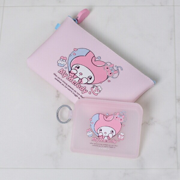 サンリオ マイメロディ 甘えんぼナミダ FLAPPO シリコンポーチ パスケース