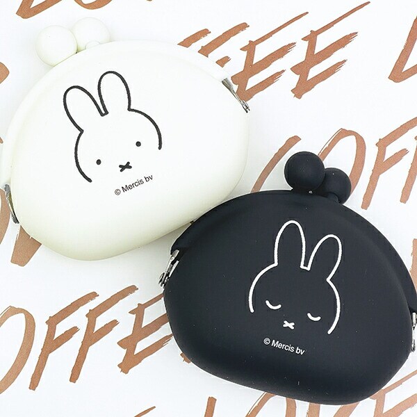 ミッフィー miffy POCHI(ポチ) (フェイスブラック) コインケース お財布