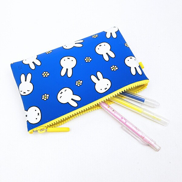 ミッフィー miffy NUU(ヌウ) シリコンポーチ (フラワーブルー)