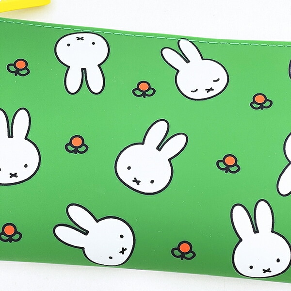 ミッフィー miffy NUU(ヌウ) シリコンポーチ (フラワーグリーン)