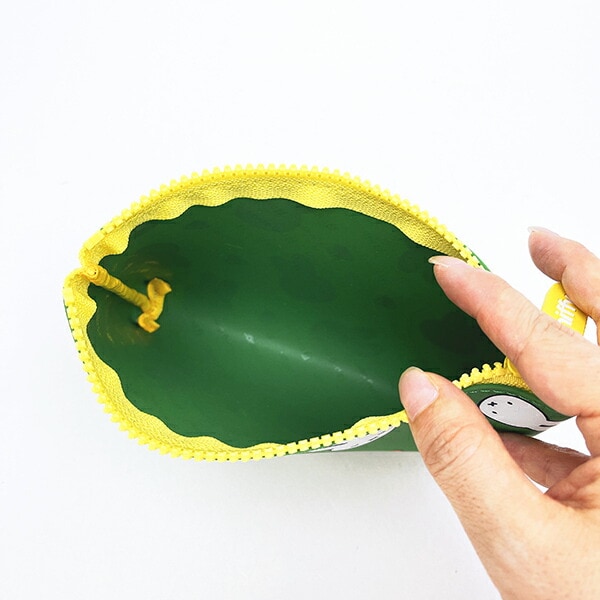 ミッフィー miffy NUU(ヌウ) シリコンポーチ (フラワーグリーン)