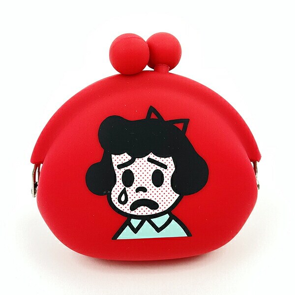 オサムグッズ ベティ シリコンがま口ポーチ(レッド) POCHI