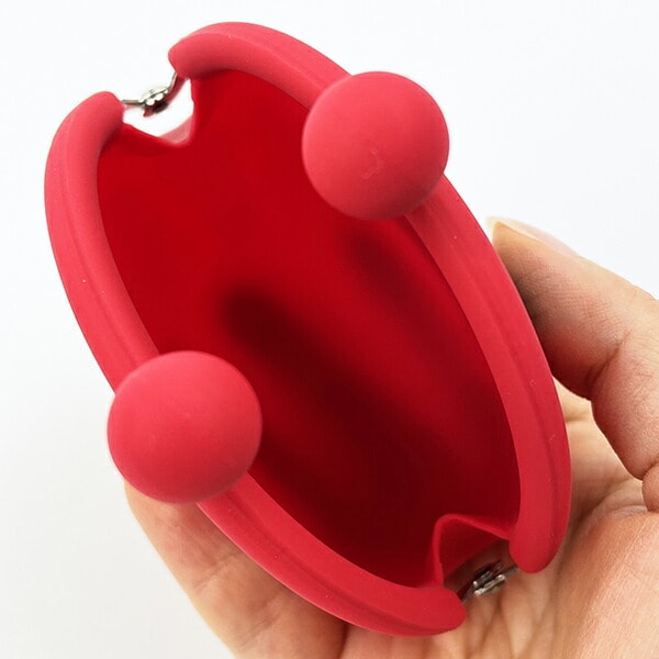 オサムグッズ ベティ シリコンがま口ポーチ(レッド) POCHI