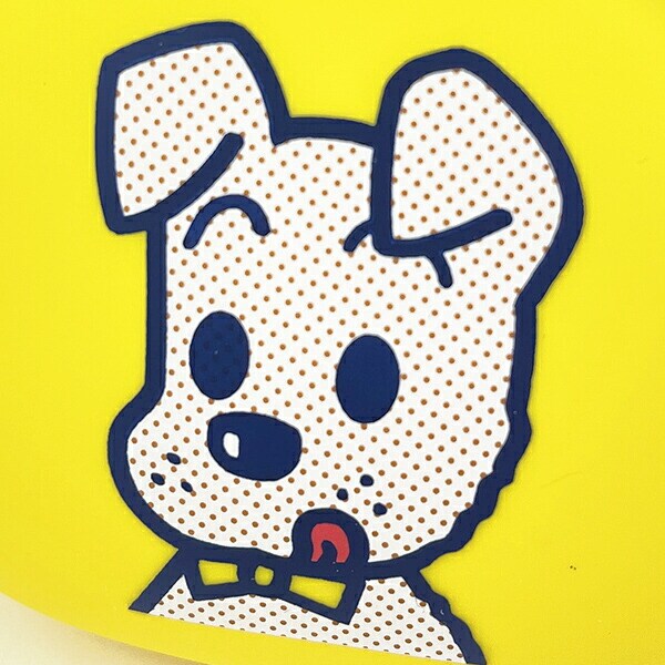 オサムグッズ ドッグ シリコンがま口ポーチ(イエロー) POCHI