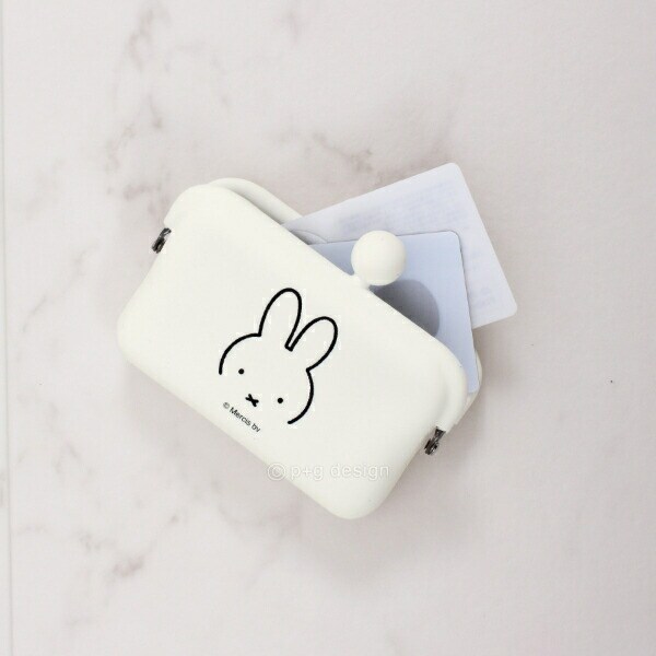 ミッフィー DO-MO(ドーモ) シリコン がま口 カードケース ミニポーチ(ボリス) miffy