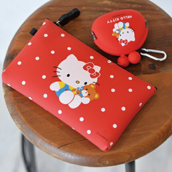 サンリオ ハローキティ NUU(ヌゥ) シリコン ポーチ(レトロドット) miffy
