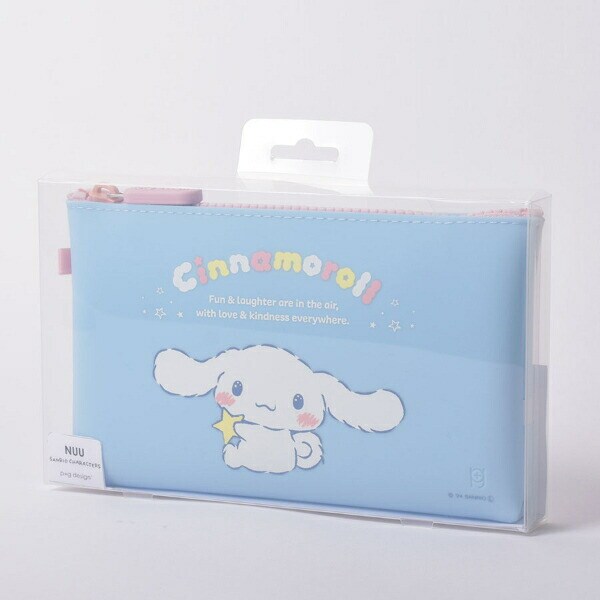 サンリオ シナモロール シリコンポーチ NUU ブルー シナモン