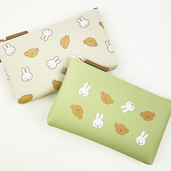 ミッフィー miffy NUU ポーチ  (グリーン)