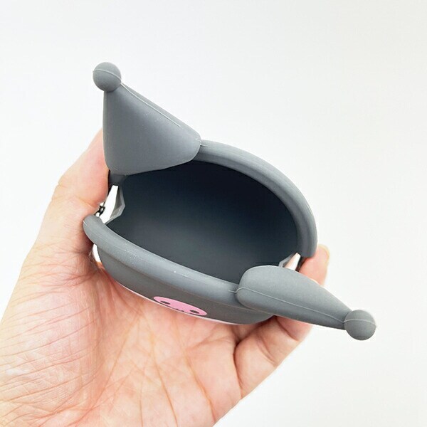 サンリオ クロミ シリコンがまぐちポーチ mimi POCHI ブラック Sanrio