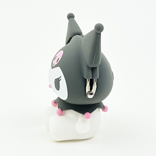 サンリオ クロミ お座り型シリコンがまぐちポーチ 3D POCHI ブラック Sanrio