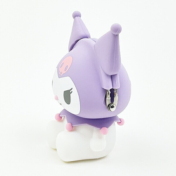 サンリオ クロミ お座り型シリコンがまぐちポーチ 3D POCHI パープル Sanrio