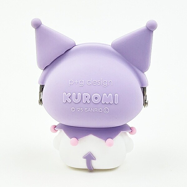 サンリオ クロミ お座り型シリコンがまぐちポーチ 3D POCHI パープル Sanrio