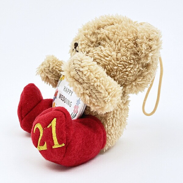クマアンドベアー ウェディングベア 結婚記念日 日付入り プレゼント マスコット