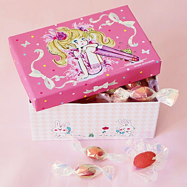 水森亜土 ショコラボックス いちごアーモンドチョコレート入り ギフト