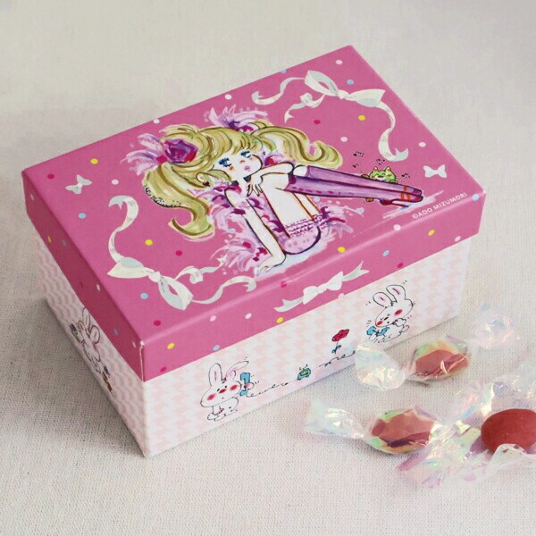 水森亜土 ショコラボックス いちごアーモンドチョコレート入り ギフト