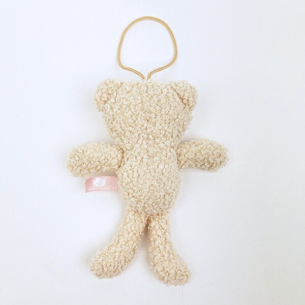 クマアンドベアープロデュース チェコチェコベア ぬいぐるみ (クリーム) テディベア ストラップ