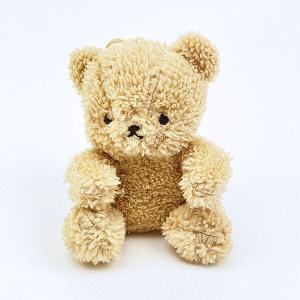 クマアンドベアープロデュース 推しハグベア ぬいぐるみ (ふわふわブラウン) テディベア ストラップ 缶バッジ