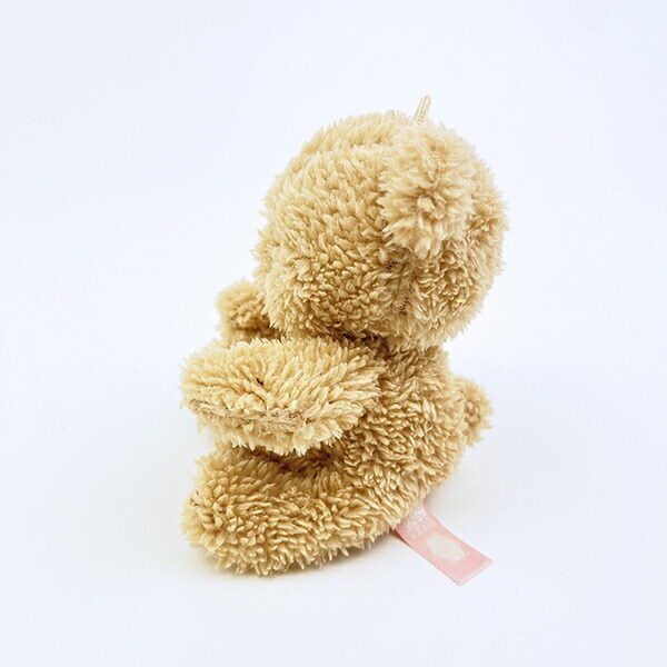 クマアンドベアープロデュース 推しハグベア ぬいぐるみ (ふわふわブラウン) テディベア ストラップ 缶バッジ