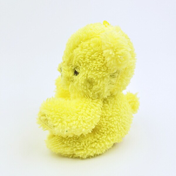 クマアンドベアープロデュース 推しハグベア ぬいぐるみ (ふわふわイエロー) テディベア ストラップ 缶バッジ