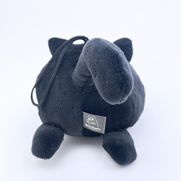 クマアンドベアープロデュース まんまる黒猫 ぬいぐるみ 猫 ストラップ