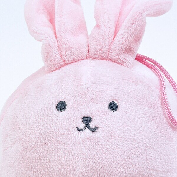 クマアンドベアープロデュース まんまるラビット ぬいぐるみ (ピンク) 兎 ストラップ