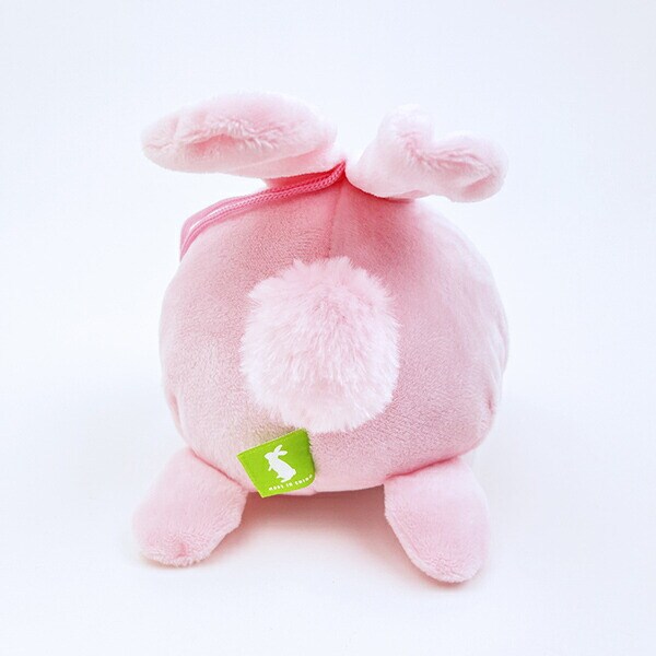 クマアンドベアープロデュース まんまるラビット ぬいぐるみ (ピンク) 兎 ストラップ