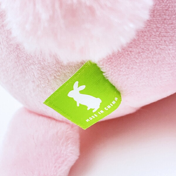 クマアンドベアープロデュース まんまるラビット ぬいぐるみ (ピンク) 兎 ストラップ