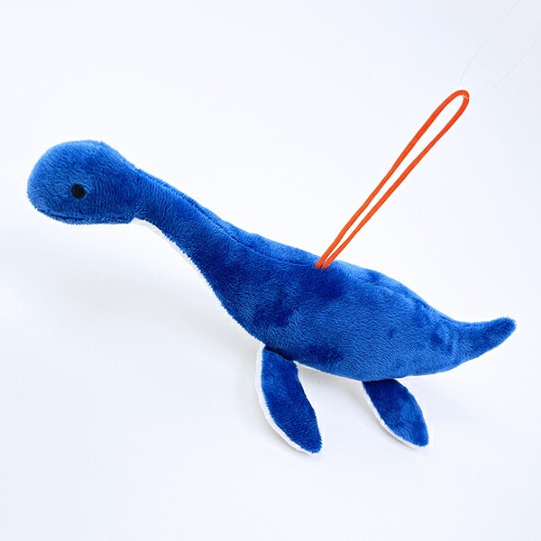 ふわダイナソーコレクション 本格派 プレシオサウルス ストラップ付 ぬいぐるみ (ブルー) 恐竜