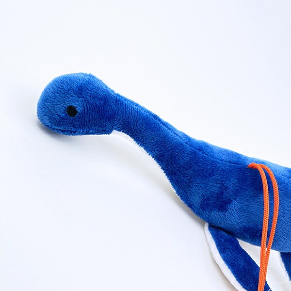 ふわダイナソーコレクション 本格派 プレシオサウルス ストラップ付 ぬいぐるみ (ブルー) 恐竜