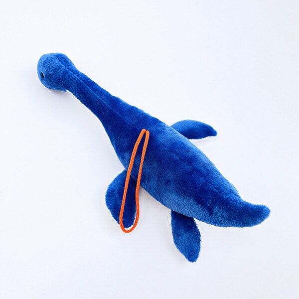 ふわダイナソーコレクション 本格派 プレシオサウルス ストラップ付 ぬいぐるみ (ブルー) 恐竜