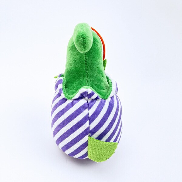 ふわダイナソーコレクション 本格派 たまごパラサウロロフス ストラップ付 ぬいぐるみ (パープル) 恐竜