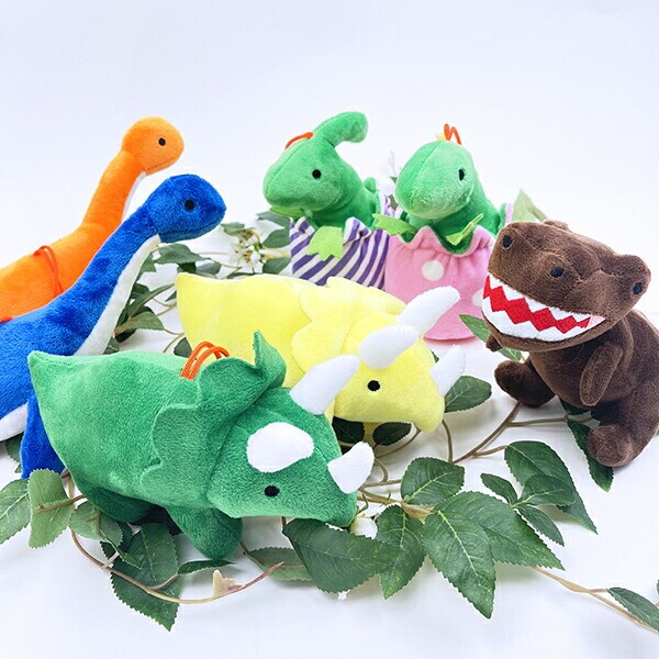 ふわダイナソーコレクション 本格派 たまごパラサウロロフス ストラップ付 ぬいぐるみ (パープル) 恐竜