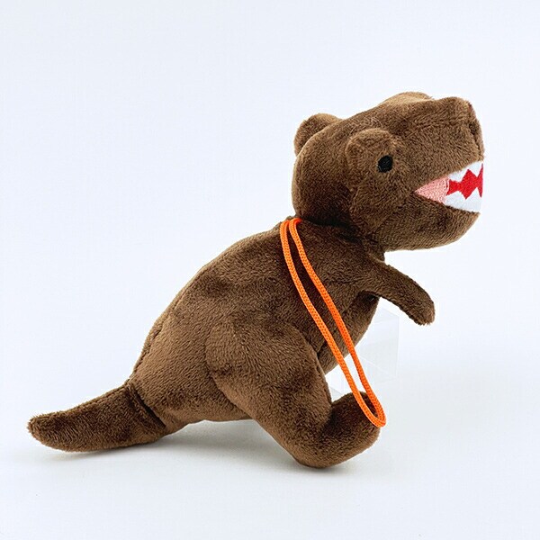 ふわダイナソーコレクション 本格派 ティラノサウルス ストラップ付 ぬいぐるみ 恐竜