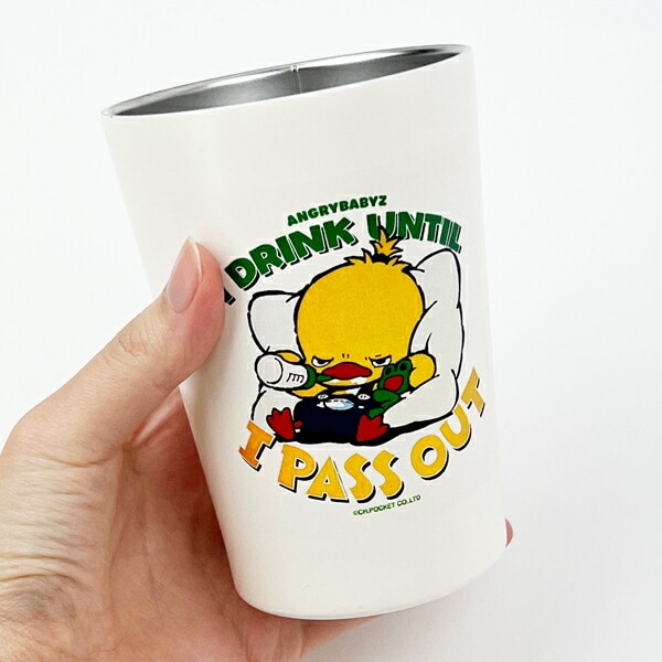 AngryBabyz アンベビ 2way ステンレスタンブラー M マグ 保温保冷 結露防止 450ml