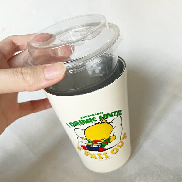 AngryBabyz アンベビ 2way ステンレスタンブラー M マグ 保温保冷 結露防止 450ml