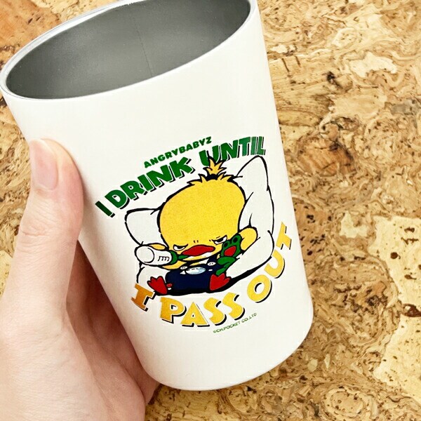 AngryBabyz アンベビ 2way ステンレスタンブラー M マグ 保温保冷 結露防止 450ml