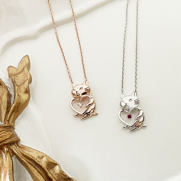 アンジー・ラ・コケット☆麗しのアンジー ジュエリー ネックレス ［ピンクゴールド×ダイヤモンド］