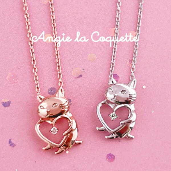 アンジー・ラ・コケット☆麗しのアンジー ジュエリー ネックレス ［シルバー×ダイヤモンド］