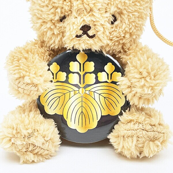 家紋ベア 豊臣秀吉 豊臣家 五三桐 太閤桐 桐紋 クマアンドベアー 歴史 歴史 戦国 kuma and bear 歴史ベアシリーズ